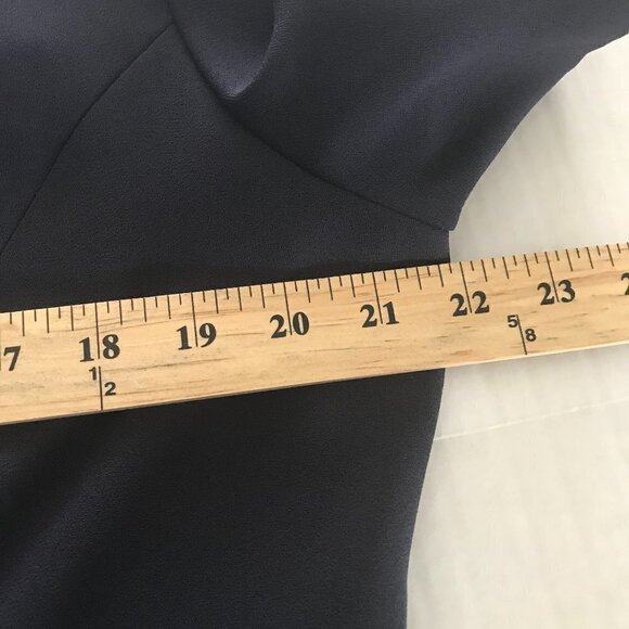 Worthington Navy Blue Sheath Style Dress - Picture 10 of 13